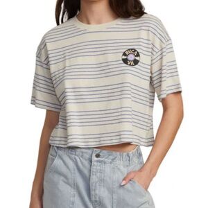RVCA WOMENS DANCE HAUL SHORT SLEEVE T-SHIRT Medium